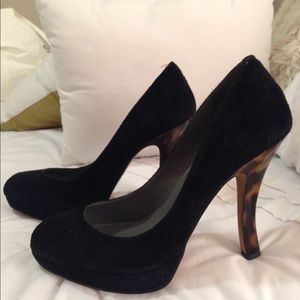 MRKT Black Suede Pumps